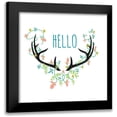 thumbnail image 1 of Weiss, Jan 15x15 Black Modern Framed Museum Art Print Titled - Hello, 1 of 5