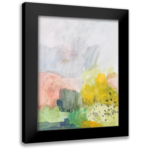 Weiss, Jan 15x18 Black Modern Framed Museum Art Print Titled - My Heart to Joy