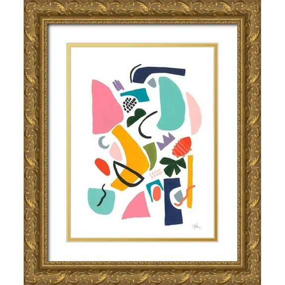 Weiss, Jan 15x18 Gold Ornate Wood Framed with Double Matting Museum Art Print Titled - Atomic Ranch No. 3