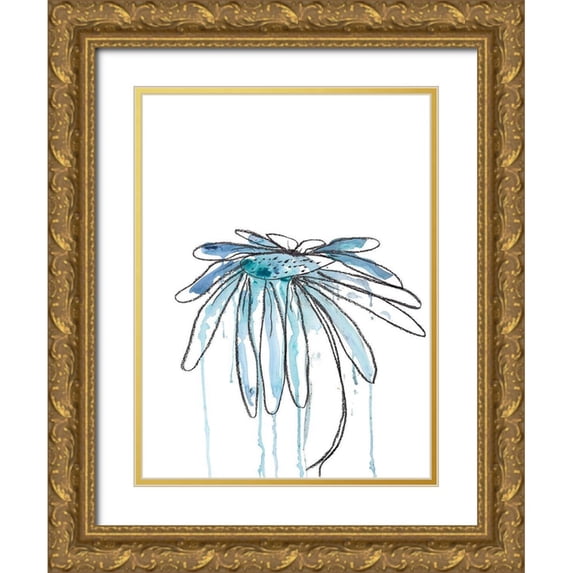 Weiss, Jan 15x18 Gold Ornate Wood Framed with Double Matting Museum Art Print Titled - Indigo Modern Botanical