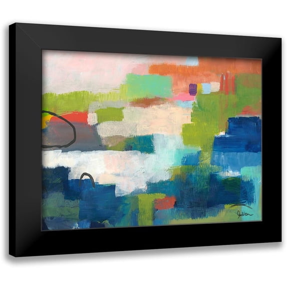 Weiss, Jan 18x15 Black Modern Framed Museum Art Print Titled - Colorfield No. 7