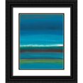 thumbnail image 1 of Weiss, Jan 20x24 Black Ornate Wood Framed with Double Matting Museum Art Print Titled - Night Coast One, 1 of 4