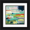 thumbnail image 1 of Weiss, Jan 26x26 Black Ornate Wood Framed with Double Matting Museum Art Print Titled - Colorfield No. 6, 1 of 4