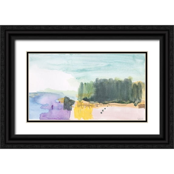 Weiss, Jan 32x20 Black Ornate Wood Framed with Double Matting Museum Art Print Titled - The Cloud that Took the Form