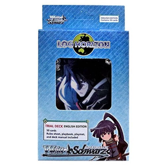 Weiss Schwarz Card Game - LOG HORIZON Trial Deck English Version - 50 cards