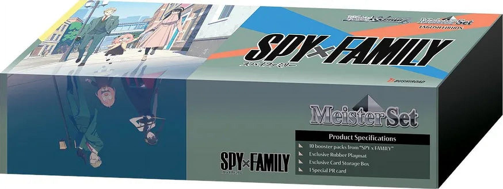 Weiss Schwarz Booster Pack SPY X FAMILY – Boîte 16 Paquets – Cartes à Collectionner Anime – Raretés SP Et SPYR