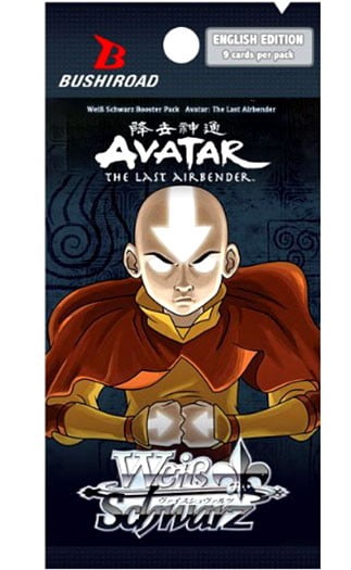 weiss schwarz avatar the last airbender booster box Weiss Schwarz Trading Card Game Avatar The Last Airbender Booster Pack (9  Cards)