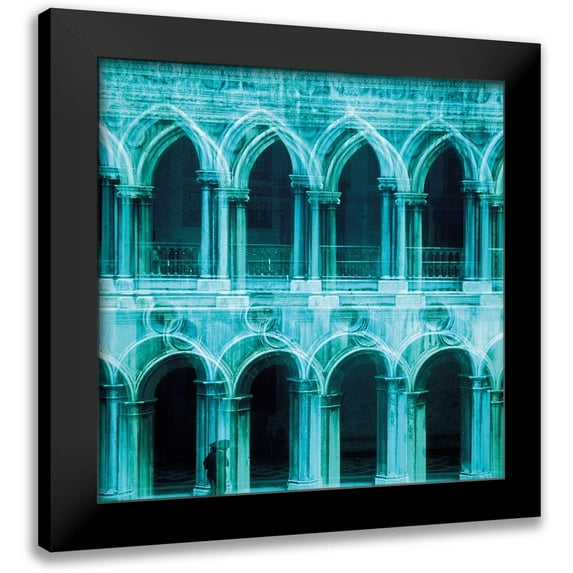 Weissing, Gerd 12x12 Black Modern Framed Museum Art Print Titled - PALAZZO