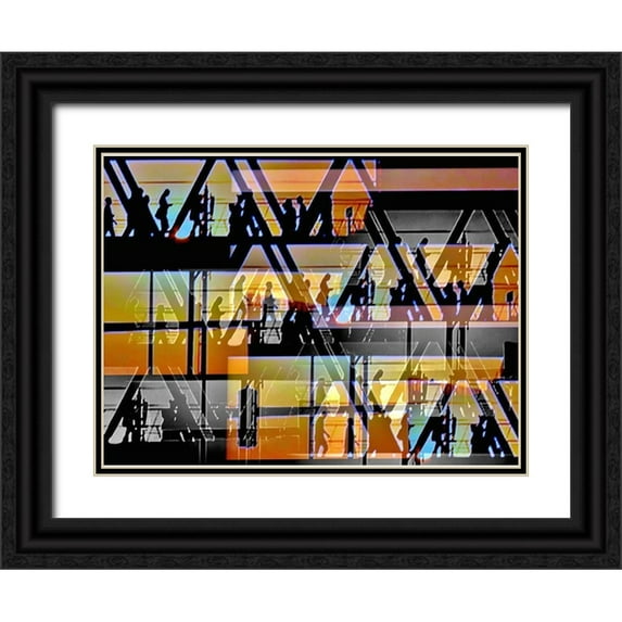 Weissing, Gerd 14x11 Black Ornate Wood Framed with Double Matting Museum Art Print Titled - Bridge Live