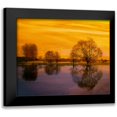 thumbnail image 1 of Weissing, Gerd 14x12 Black Modern Framed Museum Art Print Titled - Afterglow II, 1 of 5