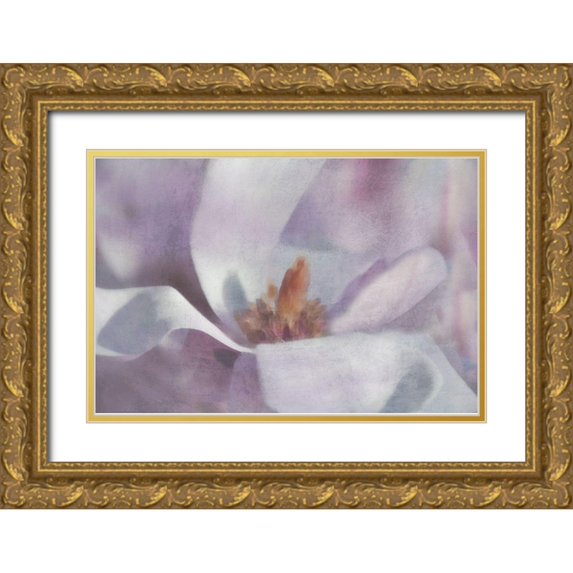 Weisz, Irene 14x11 Gold Ornate Wood Framed with Double Matting Museum Art Print Titled - Magnolia Melody I