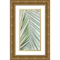 thumbnail image 1 of Weisz, Irene 14x24 Gold Ornate Wood Framed with Double Matting Museum Art Print Titled - Palm Escape I, 1 of 4