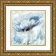 thumbnail image 1 of Weisz, Irene 26x26 Gold Ornate Wood Framed with Double Matting Museum Art Print Titled - Feeling of Blue II, 1 of 4