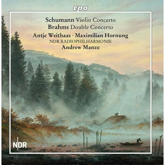 Weithaas Hornung NDR Radiophilharmonie Manze - Violin Concerto Double Concert - Music & Performance - CD