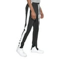 thumbnail image 1 of Weiv Gear Men’s Track Pants – Classic Slim Fit Side Stripe Drawstring Waist Ankle Zipper Active Workout Joggers Sweatpants, 1 of 3