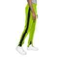 thumbnail image 1 of Weiv Gear Men’s Track Pants – Classic Slim Fit Side Stripe Drawstring Waist Ankle Zipper Active Workout Joggers Sweatpants, 1 of 3