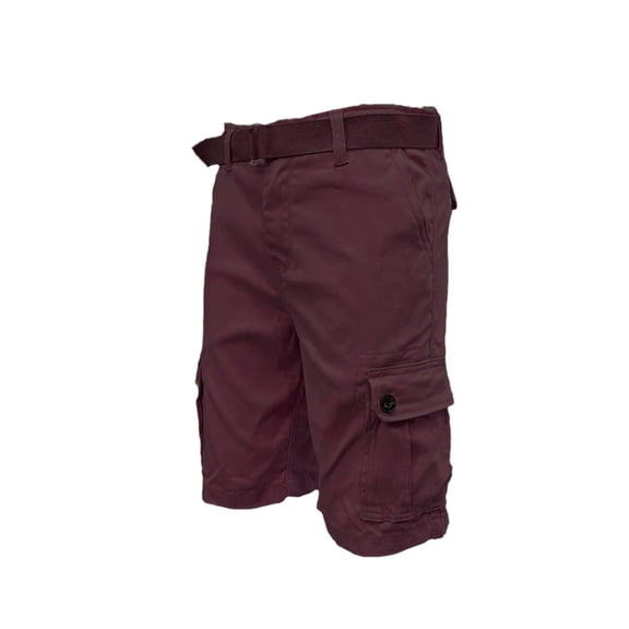 Weiv Mens Belted Cargo Shorts with Belt