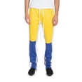 thumbnail image 1 of Weiv Mens Color Block Track Pants Side Stripe Ankle Zipper Slim Fit, 1 of 4