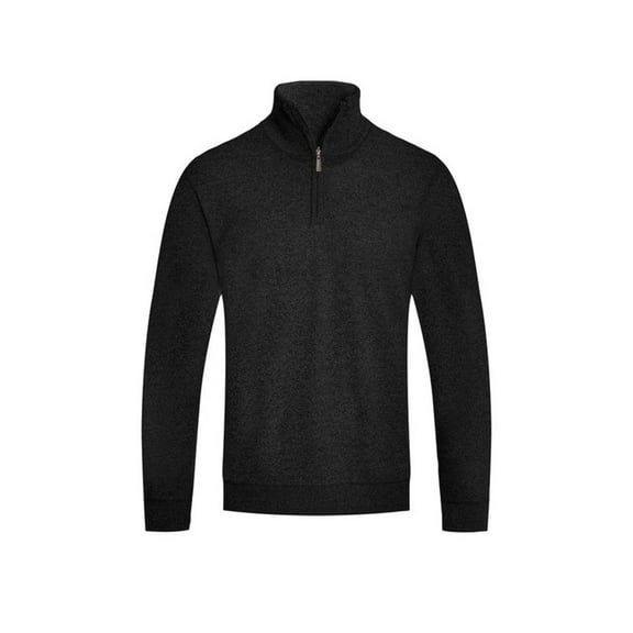 Weiv Mens Knit Quarter Zip Sweater