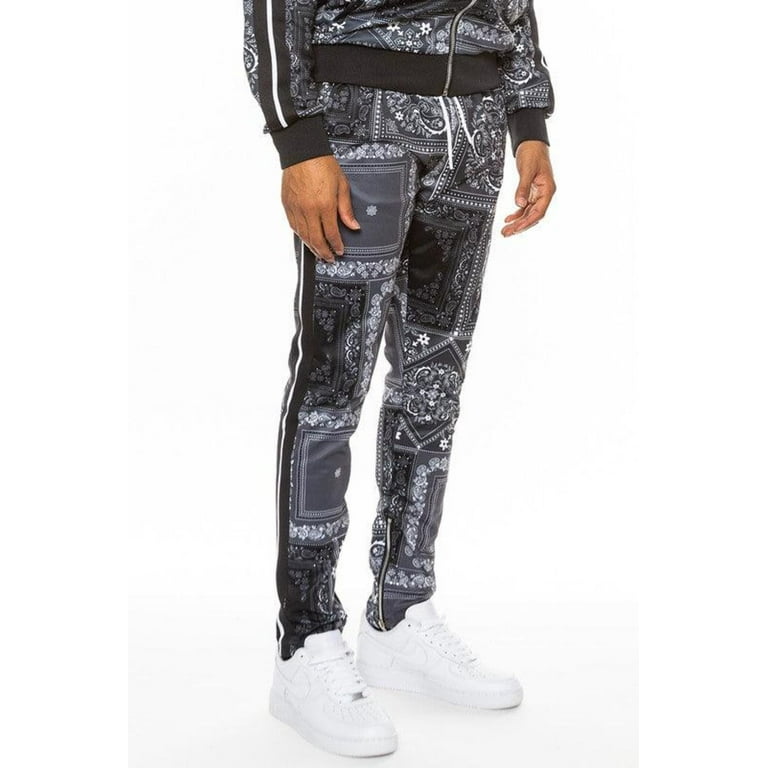 Weiv Paisley Bandana Print Track Pants Walmart