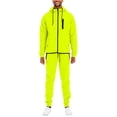 thumbnail image 1 of Weiv Performance Plus Men's Adult Tech Suit Matching Track Suit Zippered Jacket and Joggers, Hooded, Athletic Fit, 1 of 4