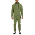 thumbnail image 1 of Weiv Performance Plus Men's Adult Tech Suit Matching Track Suit Zippered Jacket and Joggers, Hooded, Athletic Fit, 1 of 5