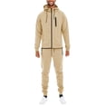 thumbnail image 1 of Weiv Performance Plus Men's Adult Tech Suit Matching Track Suit Zippered Jacket and Joggers, Hooded, Athletic Fit, 1 of 5