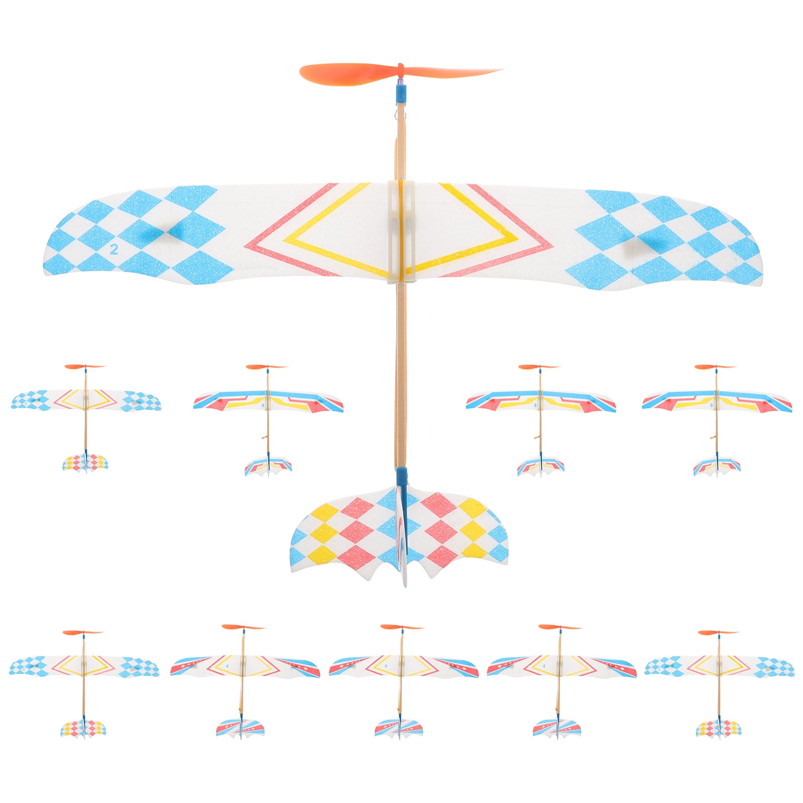 Weiwei Rubber Band Glider Model Kit for Kids Wood Aircraft