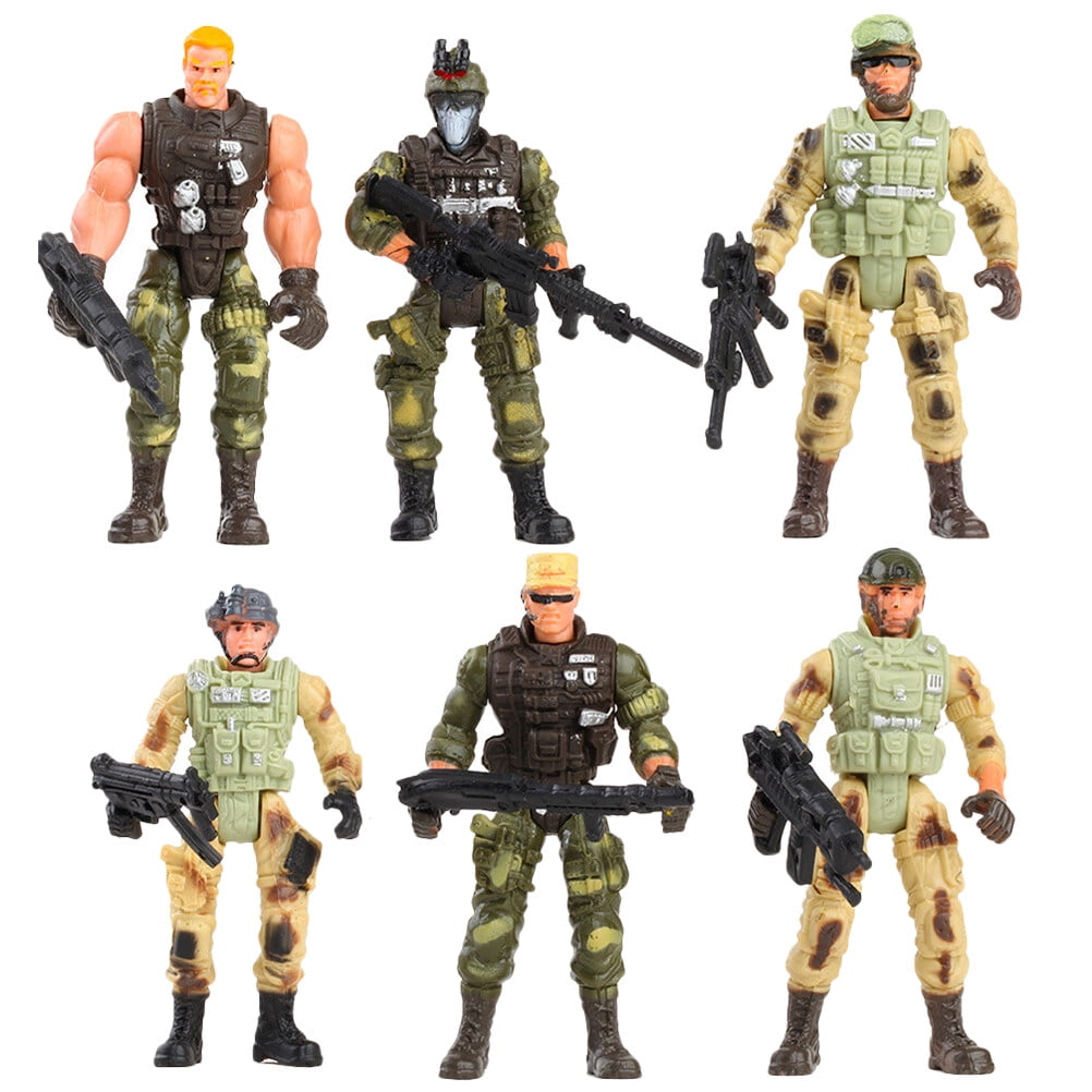 Weiwei Soldier Set Model Toys for Boys - 6 Random Types - Walmart.com