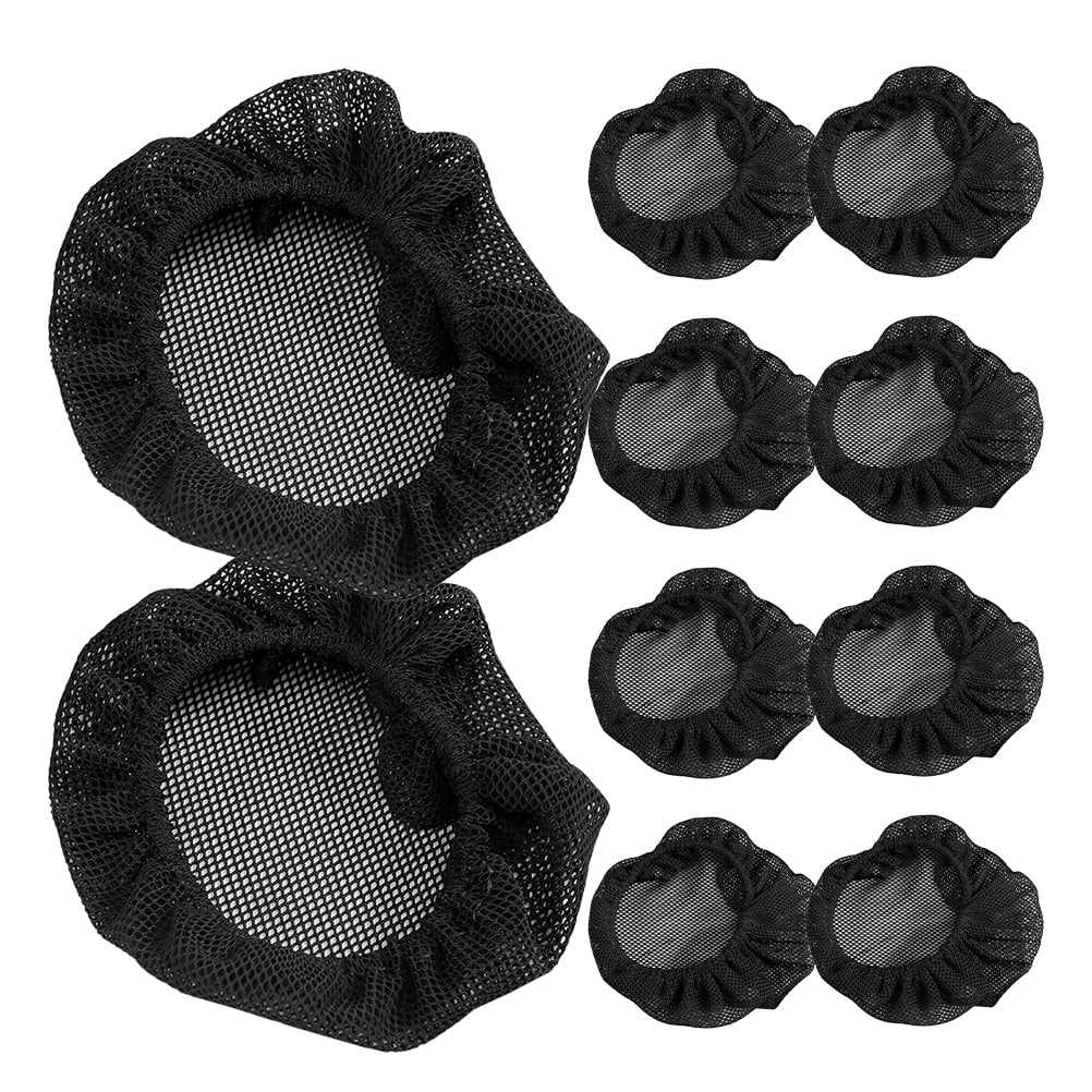 Weiweiguan 10 Pcs Bun Hair Nets Dance Hair Nets For Buns Ballet Bun