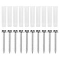 Weiweiguan 10 Sets TV Mounting Hardware Kit Concrete Wall Anchors TV