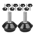 Weiweiguan 10Pcs Screw On Furniture Glides Furniture Levelers Furniture