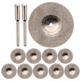Weiweiguan 10pcs Angle Grinder Discs Grinder Cutting Wheels Mini