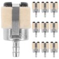 Weiweiguan 10pcs Trimmer Fuel Filter Chain Saw Fuel Filtering Part