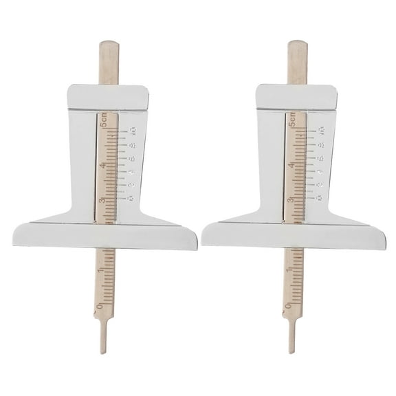 Weiweiguan 2pcs Tire Depth Gauge Tire Gauge Depth Measuring Tools Tire Thread Gauges