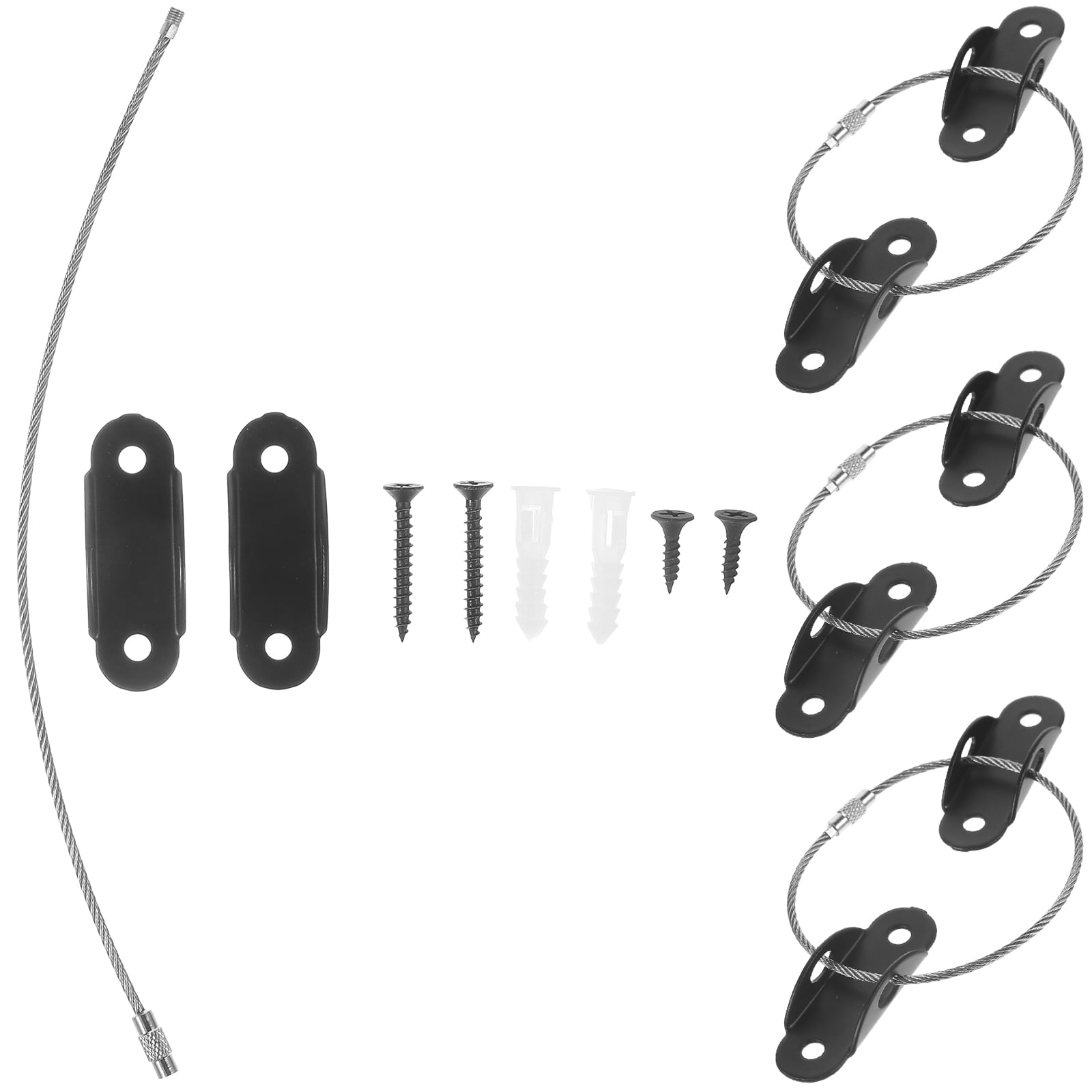 Weiweiguan 4 Sets Anti Tip Furniture Anchors Straps Baby