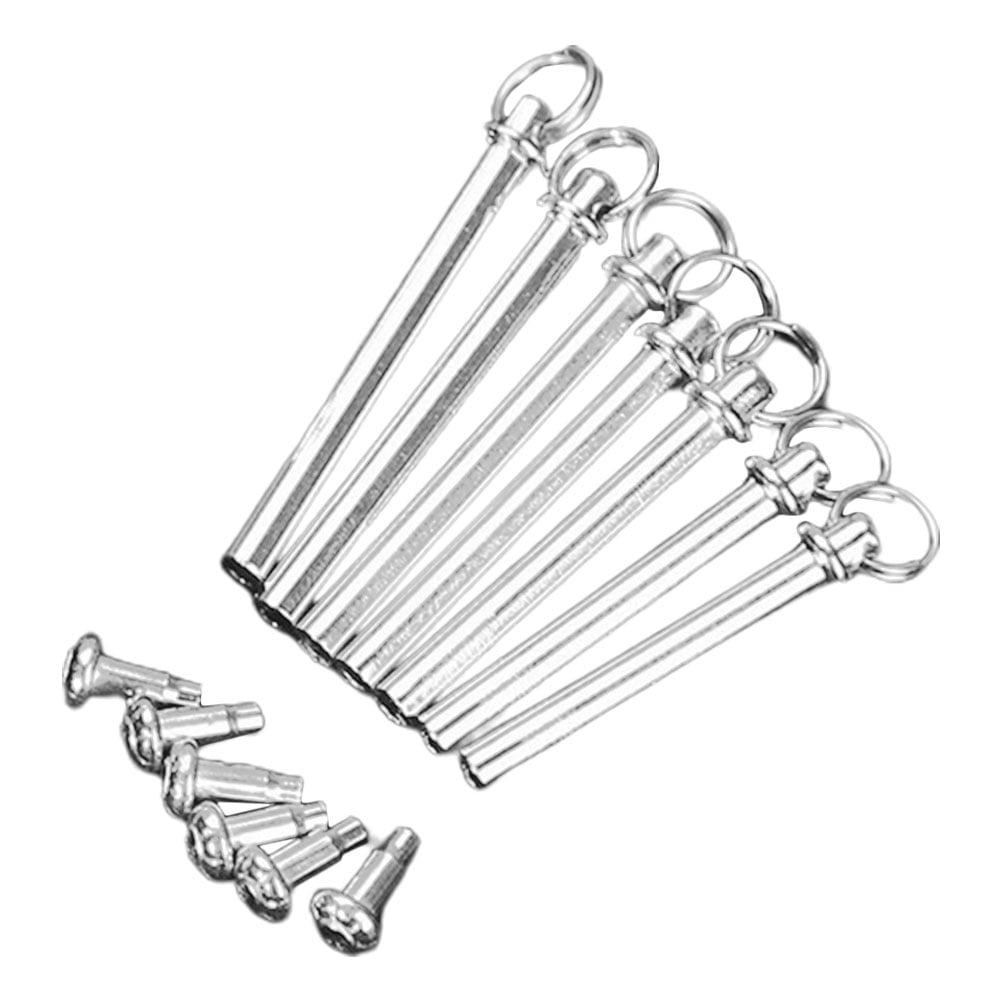 Weiweiguan 7 sets of Folding Hand Fan Shaft Rivets And Nuts Repair Kit Solid Shaft Replacement