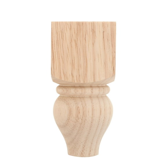Weiweiguan Furniture Leg Wooden Desk Leg Replacement Wood Table Foot for Dresser Cabinet Sofa Leg