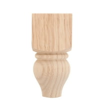 Weiweiguan Furniture Leg Wooden Desk Leg Replacement Wood Table Foot for Dresser Cabinet Sofa Leg