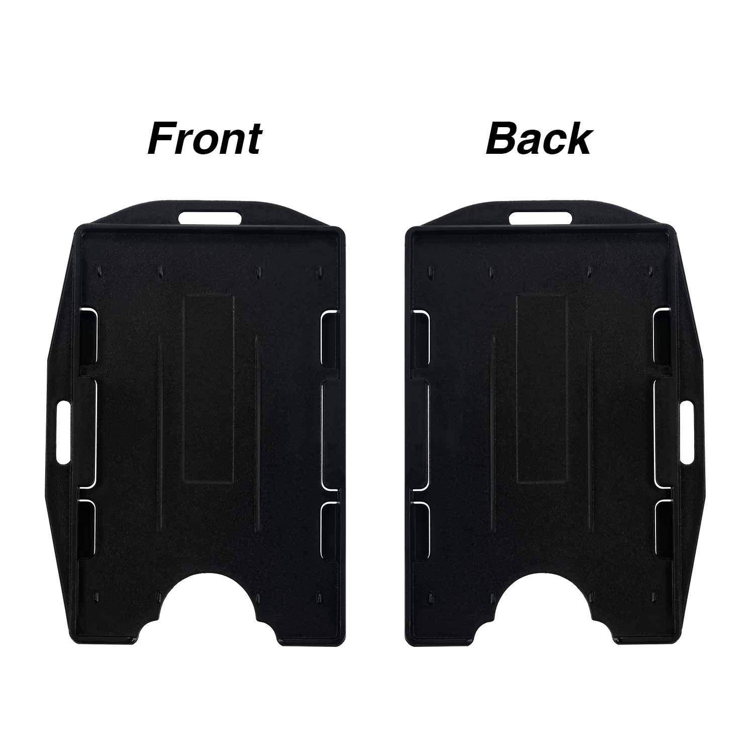 Weiweiguan Office Card Holder Reusable Name Badge Holder Hard ID Card