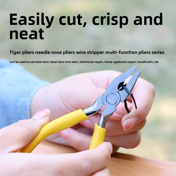 (Weiyi-EC)-- Gades 5-Inch Pointed Nose Pliers- Precision Tool For Delicate Tasks **--（ 67l/jg）