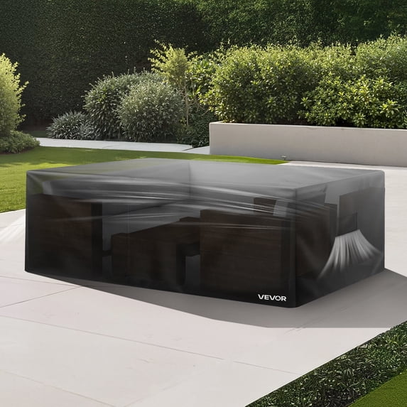 (Weiyi-EC)-- Patio Outdoor Furniture Cover 420D Waterproof Table Chairs Sofa 110'x84' **--(6o/;,g )