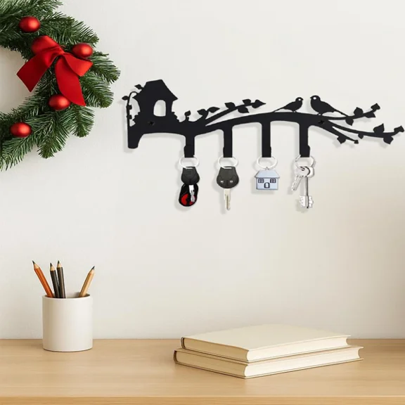 (Weiyi-EC)-- Vintage Wall Mount 4 Hook Coat Rack **--([pp;.ujiy)