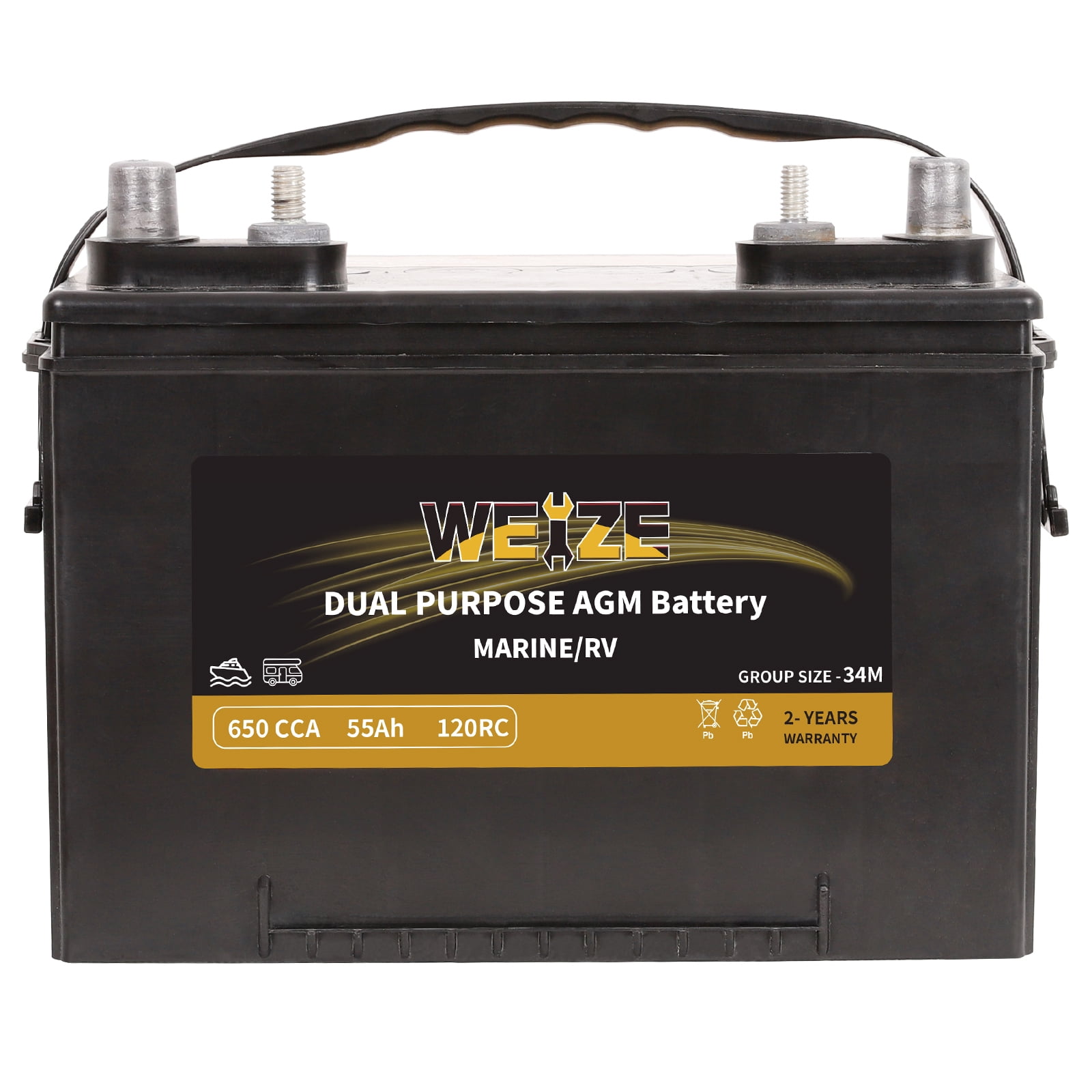 EverStart Maxx Lead Acid Automotive Battery, Group Size 124R 12 Volt, 700  CCA