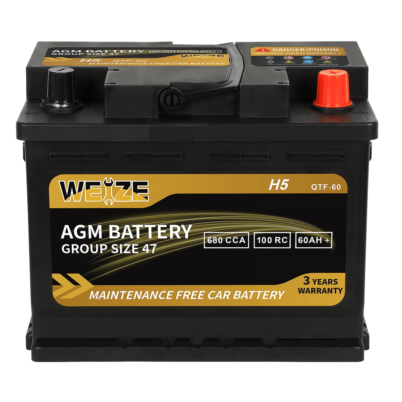 https://i5.walmartimages.com/seo/Weize-Platinum-AGM-Battery-BCI-Group-47-12v-60ah-H5-Size-47-Automotive-Battery-100RC-680CCA-36-Months-Warranty_b81bb101-49e6-449a-9e05-b1a9269247db.a2f2182efeec310b820f5727d304efad.jpeg