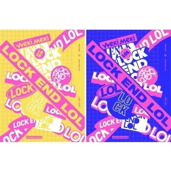 Weki Meki - Lock End LOL (Random Cover) (Incl. 80pg photo book, logo sticker, 2 selfie photo cards + 1 weki meki ring) - Music & Performance - CD