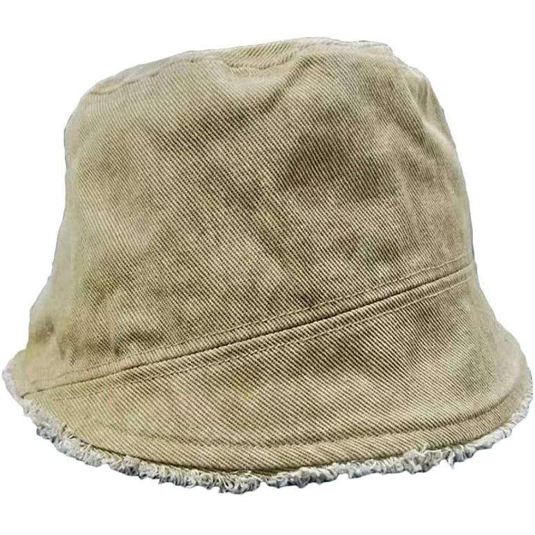 Denim Vintage Bucket Hat | Japanese Streetwear |  56-58cm