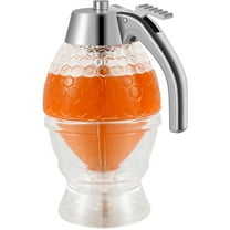 Wekvgz 100pcs Honey Dispenser Press Type Sugar Container ABS Honey Syrup Dispenser Container for Home