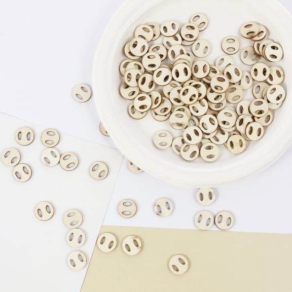 Wekvgz 120Pcs Wood Pom Poms Buttons Removable Hat Pom Pom Holder Easy to Install Pom Pom Keepers Pom Pom Hat Fasteners Pom Poms Hat Buttons for Knit Beanies and Toques