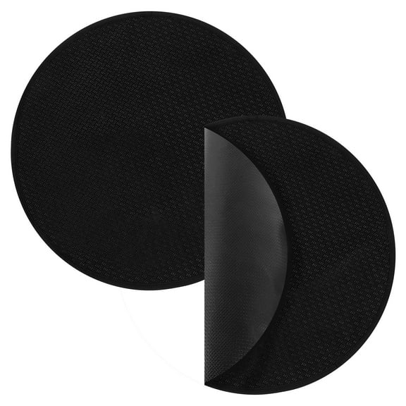 Wekvgz 2 Pcs Fire Pit Mat 20 Inches Round Fireproof Mat Waterproof Oilproof Under Grill Mat Heat Resistant Nonslip Fire Pit Pad for Indoor Outdoor Deck Tabletop Protection